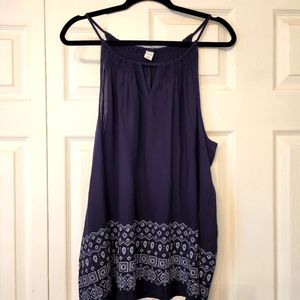 Spaghetti strap, light, relaxed fit blouse